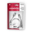 Obrázek AXAGON BUCM432-CM10AB, NewGEN+ kabel USB-C <-> USB-C, 1m, USB4 Gen 3×2, PD 100W 5A, 8K HD, ALU, oplet, černý