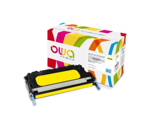 Obrázek OWA Armor toner pro HP Color Laserjet 3600 CP3505, 8000 Stran, Q6472A JUMBO, žlutá/yellow