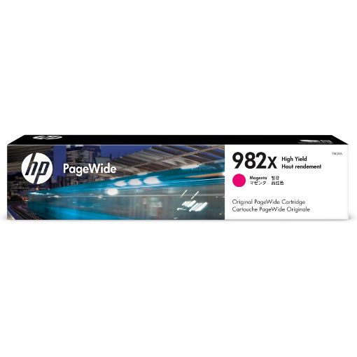 Obrázek HP 982X High Yield Magenta Original PageWide Cartridge (16,000 pages)