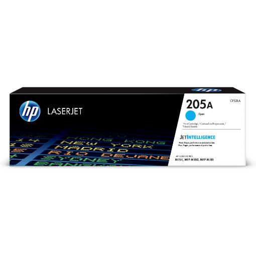 Obrázek HP 205A Cyan Original LaserJet Toner Cartridge (900 pages)