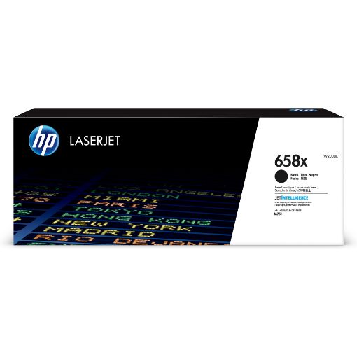 Obrázek HP 658X Black LaserJet Toner Cartridge (33,000 pages)