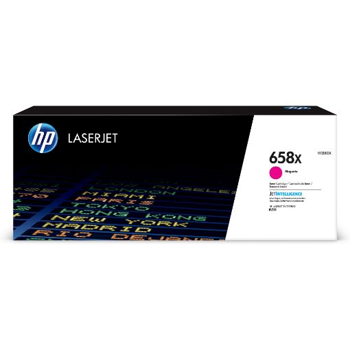 Obrázek HP 658X Magenta LaserJet Toner Cartridge (28,000 pages)