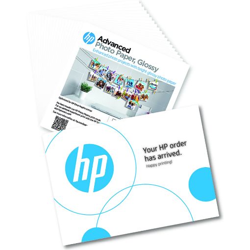 Obrázek HP Advanced Photo Paper, Gloss (5x5 in; 127x127 mm) –20 sheets