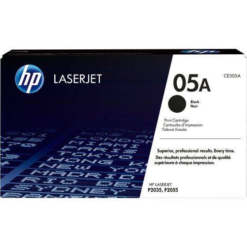 Obrázek HP 05A Black LJ Toner Cart, CE505A (2,300 pages)