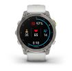 Obrázek Garmin epix Sapphire, Titan/ White Silicone Band