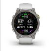 Obrázek Garmin epix Sapphire, Titan/ White Silicone Band