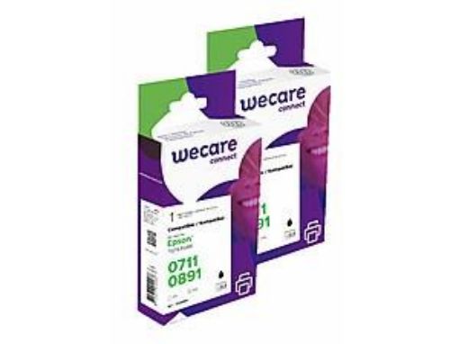 Obrázek WECARE Armor cartridge pro EPSON Stylus D78/ DX4000 (T071140), sada černá, 2x9ml