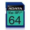 Obrázek ADATA SDXC karta 64GB UHS-I U3 Class 10, Premier Pro (R: 95MB / W: 60MB)