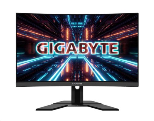 Obrázek GIGABYTE LCD - 27" Gaming monitor G27QC A, Prohnutý VA1500R, 2560 x 1440 QHD, 165Hz, 4000:1, 250cd/m2, 1ms, 2xHDMI, 2xDP