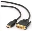 Obrázek GEMBIRD Kabel HDMI - DVI 4,5m (M/M, DVI-D, Single Link, zlacené kontakty, stíněný)