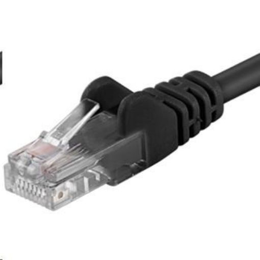 Obrázek PREMIUMCORD Patch kabel UTP RJ45-RJ45 CAT5e 3m černá