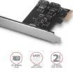 Obrázek AXAGON PCES-SA2N, PCIe řadič - 2x interní SATA 6G port, ASM1061, SP & LP