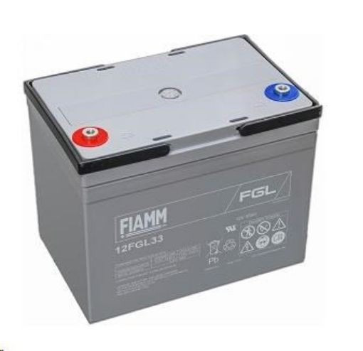 Obrázek Baterie - Fiamm 12 FGL33 (12V/33Ah - M6) životnost 10let