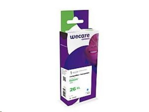 Obrázek WECARE ARMOR cartridge pro Epson Expression Premium XP 510,520,600,700,710,720 (C13T26324010), modrá/cyan, 14ml, 700str