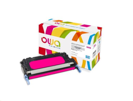 Obrázek OWA Armor toner pro HP Color Laserjet 3600 CP3505, 8000 Stran, Q6473A JUMBO, červená/magenta