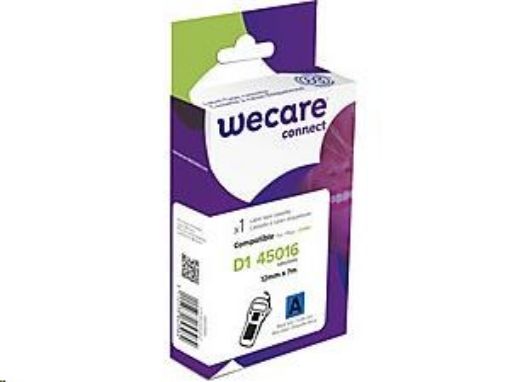 Obrázek WECARE ARMOR páska pro DYMO S0720560, černá/modrá, 12mm x 7m