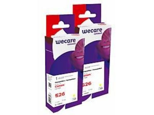 Obrázek WECARE Armor cartridge pro CANON iP4850 (CLI526Y), sada žlutá, 2x10,5ml