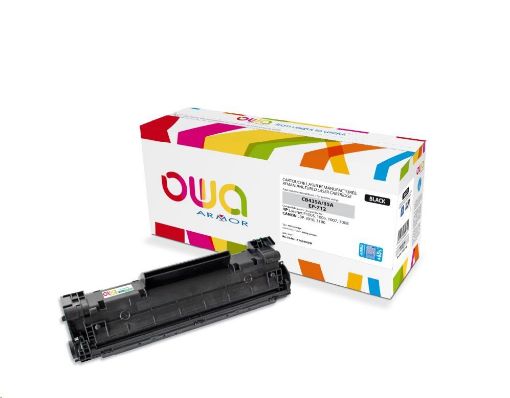 Obrázek OWA Armor toner pro HP Laserjet P1005, 1006, 1007, 1008, 2500 Stran, CB435A JUMBO, černá/black