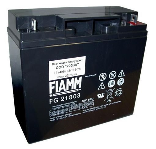 Obrázek Baterie - Fiamm FG21803 (12V/18,0Ah - M5), životnost 5let