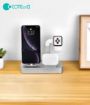 Obrázek COTECi nabíjecí stanice Base29 3v1 pro Apple iPhone & Watch & AirPods/Pro šedá