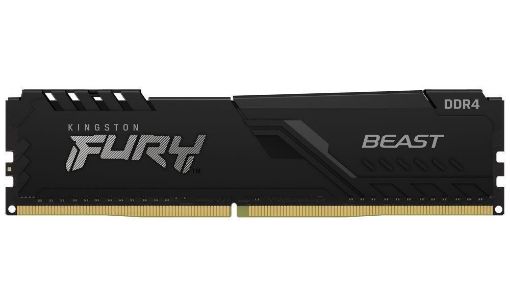 Obrázek KINGSTON DIMM DDR4 4GB 3200MT/s CL16 FURY Beast Černá