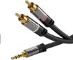 Obrázek PREMIUMCORD kabel, Jack 3.5mm-2xCINCH M/M 5m