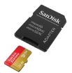 Obrázek SanDisk micro SDXC karta 64GB Extreme (170 MB/s Class 10, UHS-I U3 V30) + adaptér