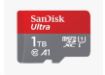 Obrázek SanDisk Micro SDXC karta 1TB Ultra (150 MB/s, A1 Class 10 UHS-I) + adaptér