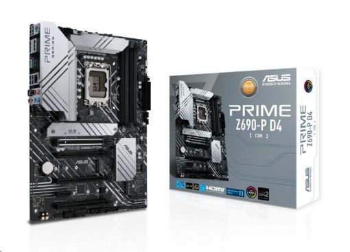 Obrázek ASUS MB Sc LGA1700 PRIME Z690-P D4-CSM, Intel Z690, 4xDDR4, 1xDP, 1xHDMI