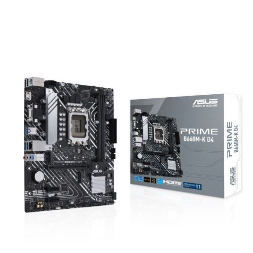 Obrázek ASUS MB Sc LGA1700 PRIME B660M-K DDR4, Intel B660, 2xDDR4, 1xHDMI, 1xVGA, mATX