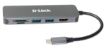 Obrázek D-Link DUB-2327 USB-C Hub with HDMI and SD/microSD Card Reader, 2x USB3.0, mini docking station