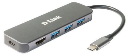 Obrázek D-Link DUB-2333 USB-C Hub with HDMI and 3x USB3.0, mini docking station