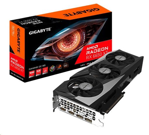 Obrázek GIGABYTE VGA AMD Radeon RX 6650 XT GAMING OC 8G, 8G GDDR6, 2xDP, 2xHDMI