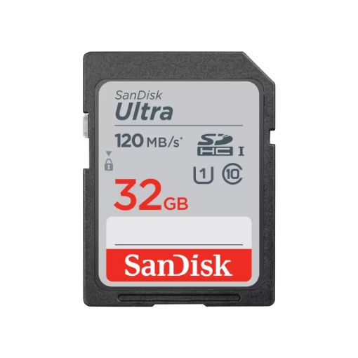 Obrázek SanDisk MicroSDHC karta 32GB Ultra (R:120/W:120 MB/s, UHS-I, C10)