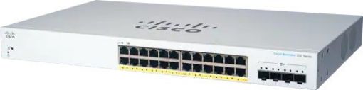 Obrázek Cisco switch CBS220-24P-4X (24xGbE,4xSFP+,24xPoE+,195W) - REFRESH