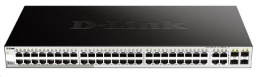 Obrázek D-Link DGS-1210-52 52-port Gigabit Smart+ Switch, 48x GbE, 4x RJ45/SFP, fanless