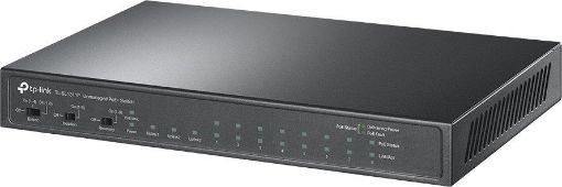 Obrázek TP-Link CCTV switch TL-SL1311P (8x100Mb/s, 2xGbE, 1xSFP, 8xPoE+, 65W, fanless)