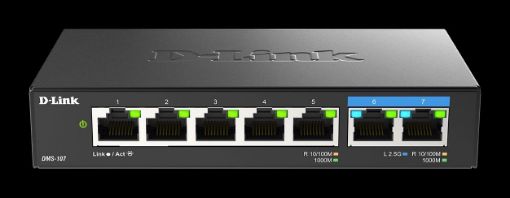 Obrázek D-Link DMS-107/E 7-Port Multi-Gigabit Unmanaged Switch