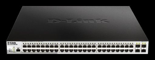 Obrázek D-Link DGS-1210-52MP/ME/E 48-Port 10/100/1000BASE-T PoE + 4-Port 1 Gbps SFP Ports Metro Ethernet