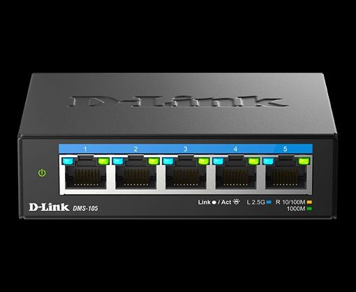 Obrázek D-Link DMS-105/E 5-Port Multi-Gigabit Unmanaged Switch