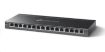 Obrázek TP-Link switch TL-SG116P (16xGbE, 16xPoE+, 120W, fanless)