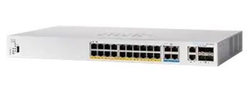 Obrázek Cisco switch CBS350-24MGP-4X-EU (20xGbE,4x2,5GbE,2x10GbE/SFP+ combo,2xSFP+,24xPoE+,4xPoE++,375W) - REFRESH