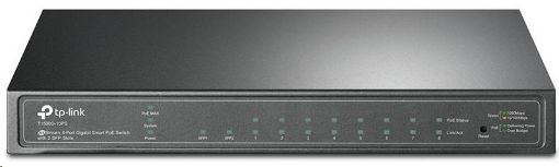 Obrázek TP-Link OMADA JetStream switch SG2210P (8xGbE, 2xSFP, 8x PoE+, 61W, fanless)