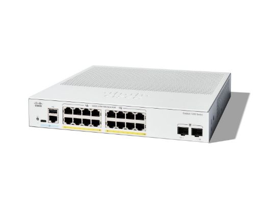 Obrázek Cisco Catalyst switch C1200-16P-2G (16xGbE,2xSFP,16xPoE+,120W,fanless)