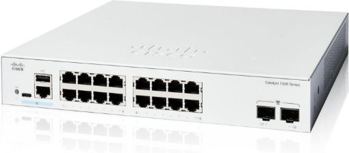 Obrázek Cisco Catalyst switch C1300-16T-2G (16xGbE,2xSFP,fanless)