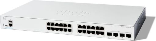 Obrázek Cisco Catalyst switch C1300-24T-4G (24xGbE,4xSFP,fanless)