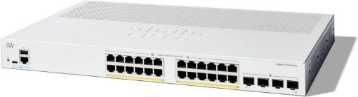 Obrázek Cisco Catalyst switch C1300-24P-4G (24xGbE,4xSFP,24xPoE+,195W,fanless)