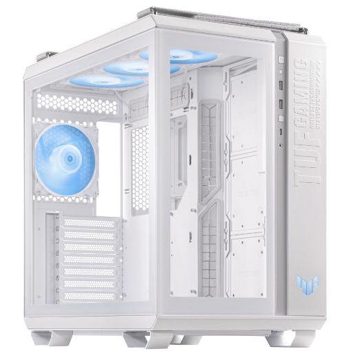 Obrázek ASUS case TUF GAMING GT502 PLUS, Mid Tower, průhledná bočnice, 4x 120mm ARGB Fan, bílá