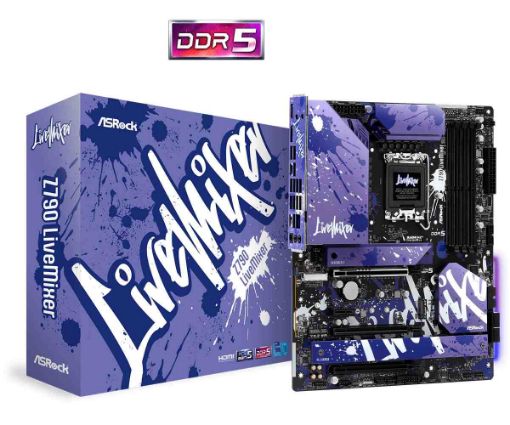 Obrázek ASRock MB Sc LGA1700 Z790 LIVEMIXER, Intel Z790, 4xDDR5, 1xDP, 1xHDMI