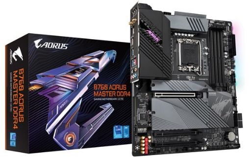 Obrázek GIGABYTE MB Sc LGA1700 B760 AORUS MASTER DDR4, Intel B760, 4xDDR4, 1xDP, 1xHDMI, WI-FI